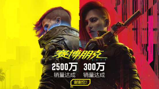 CDPR:《巫师》系列游戏和《赛博朋克2077》全球销量已超1亿份