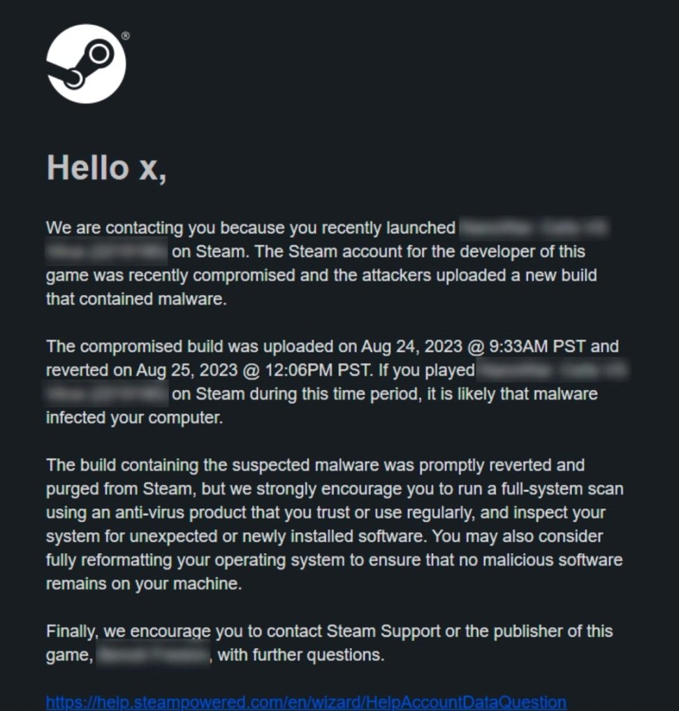 【主機遊戲】因為Steam盜號太麻煩，他選擇盜了開發者的賬號-第2張