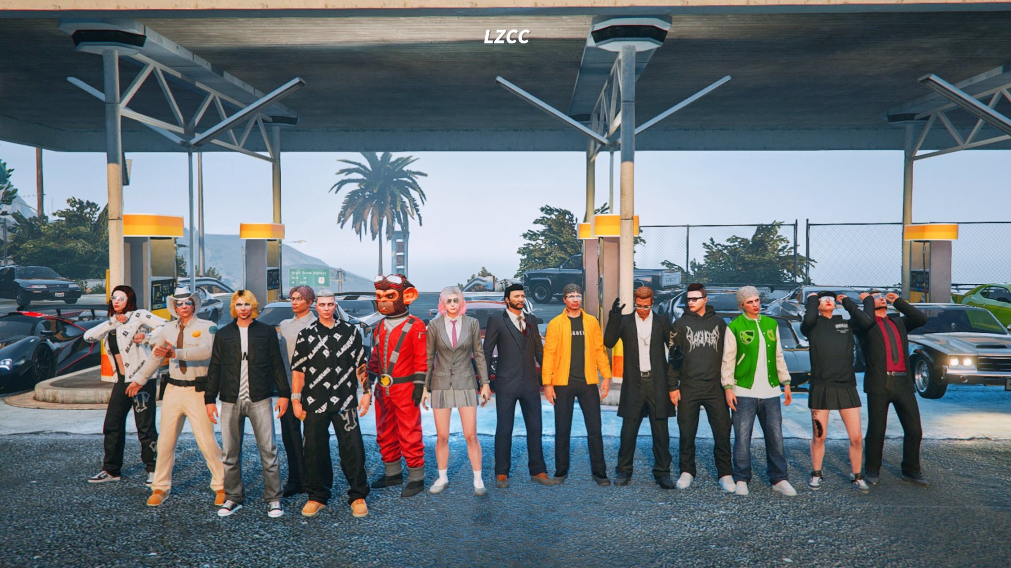 【GTA5线上车聚】洛城文明老司机-第20张