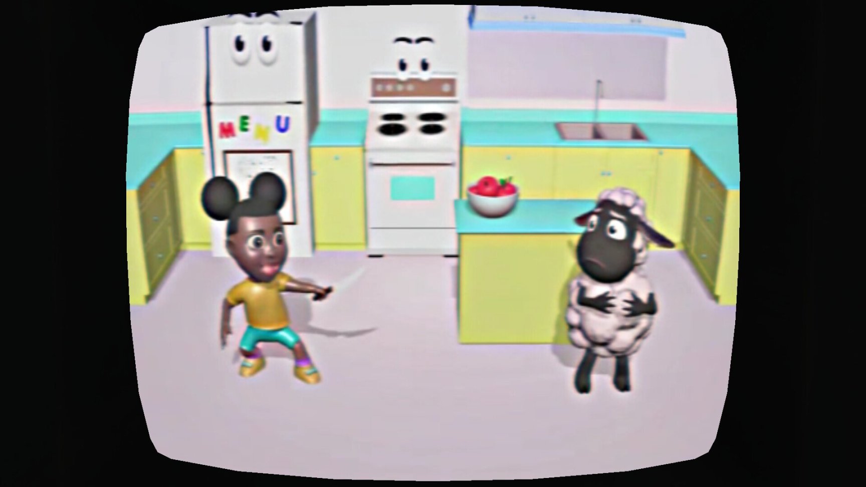 【PC游戏】恐怖游戏《爱冒险的阿曼达》：几盘录像中播放出了诡异的儿童动画-第4张