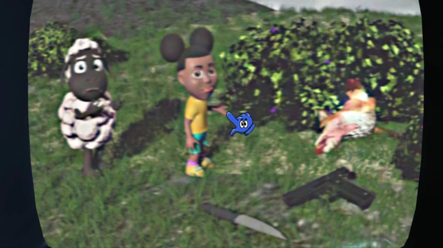 【PC游戏】恐怖游戏《爱冒险的阿曼达》：几盘录像中播放出了诡异的儿童动画-第7张
