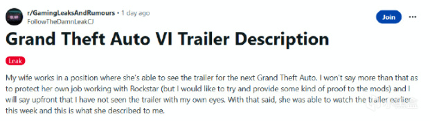《GTA6》预告或将于下周发布；《崩铁》与炫迈联名-第0张