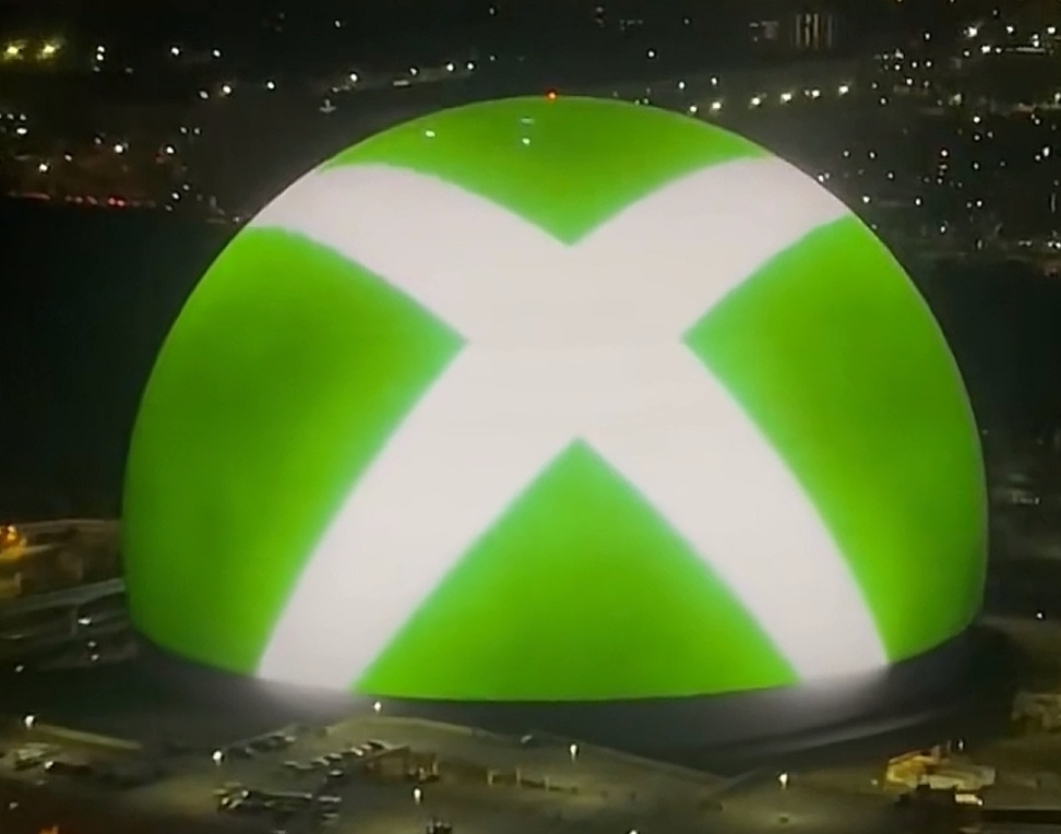 【主機遊戲】最合適的宣傳!XBOX標誌佔領球形屏幕!-第1張