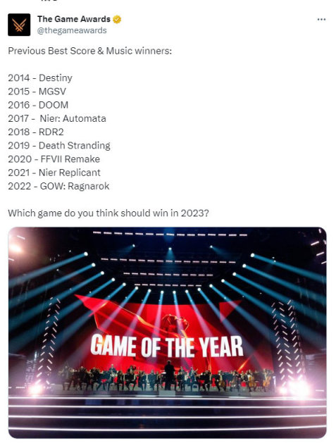 【主機遊戲】TGA官方列出了2014年-2022年的最佳原聲音樂獎得主名單-第9張
