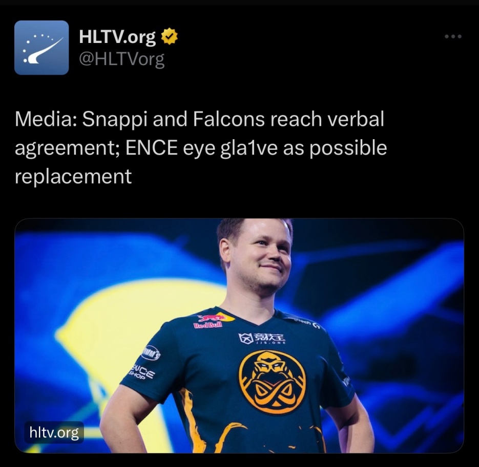 【CS2】HLTV:ENCE指挥Snappi已经与Falcons达成口头协议-第0张