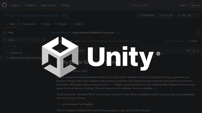 【PC游戏】Unity 称有争议的收费模式在 2024 年将 “收益甚微”-第1张