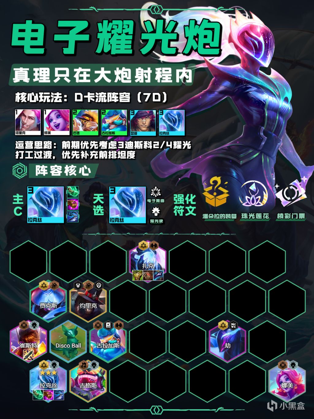 【雲頂之弈】S10【電子拉克絲】開局瞬秒四個大招，你管這叫三費卡？！-第2張