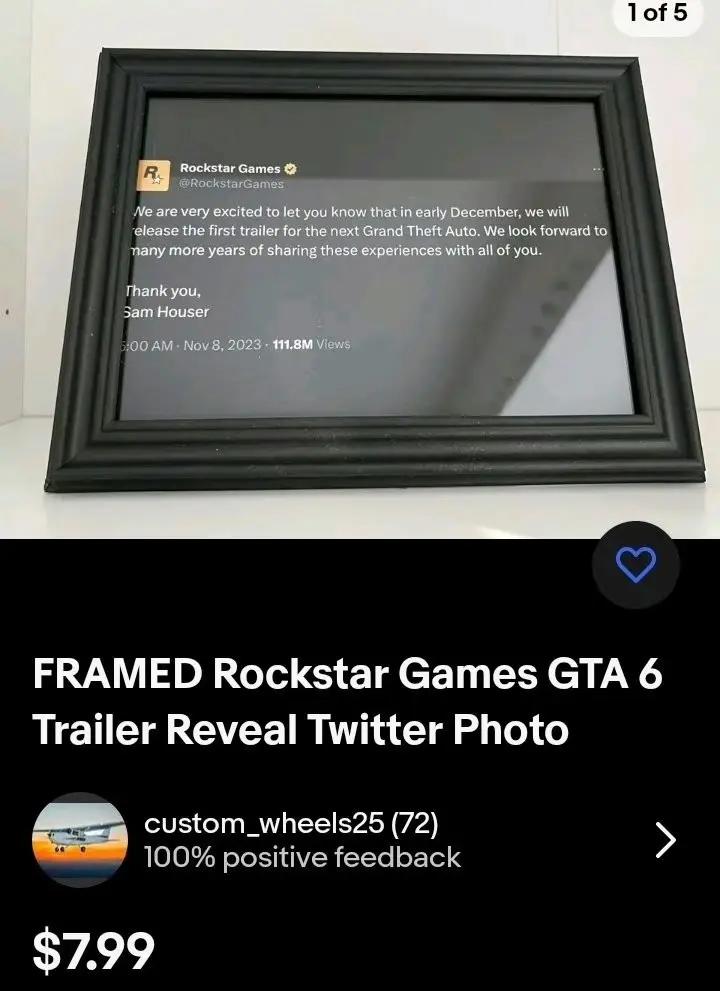 《GTA6》即将到来？R星向友商发送邮件！-第0张