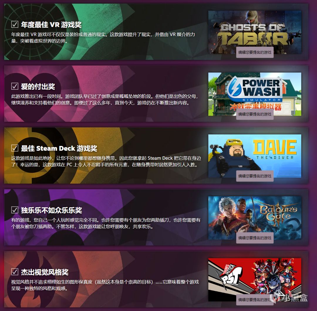 【PC游戏】为什么我喜欢STEAM大奖胜过TGA？-第8张