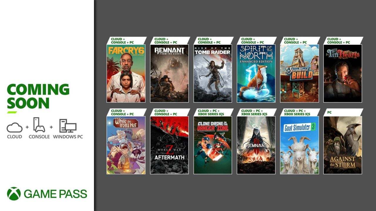 【PC遊戲】XGP12月新增遊戲陣容公開《極地戰嚎6》《古墓奇兵》等