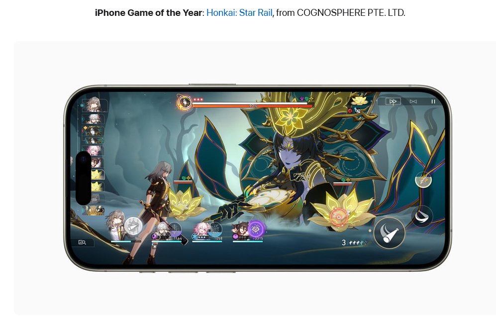 《崩坏:星穹铁道》获苹果评选iPhone年度游戏-第0张