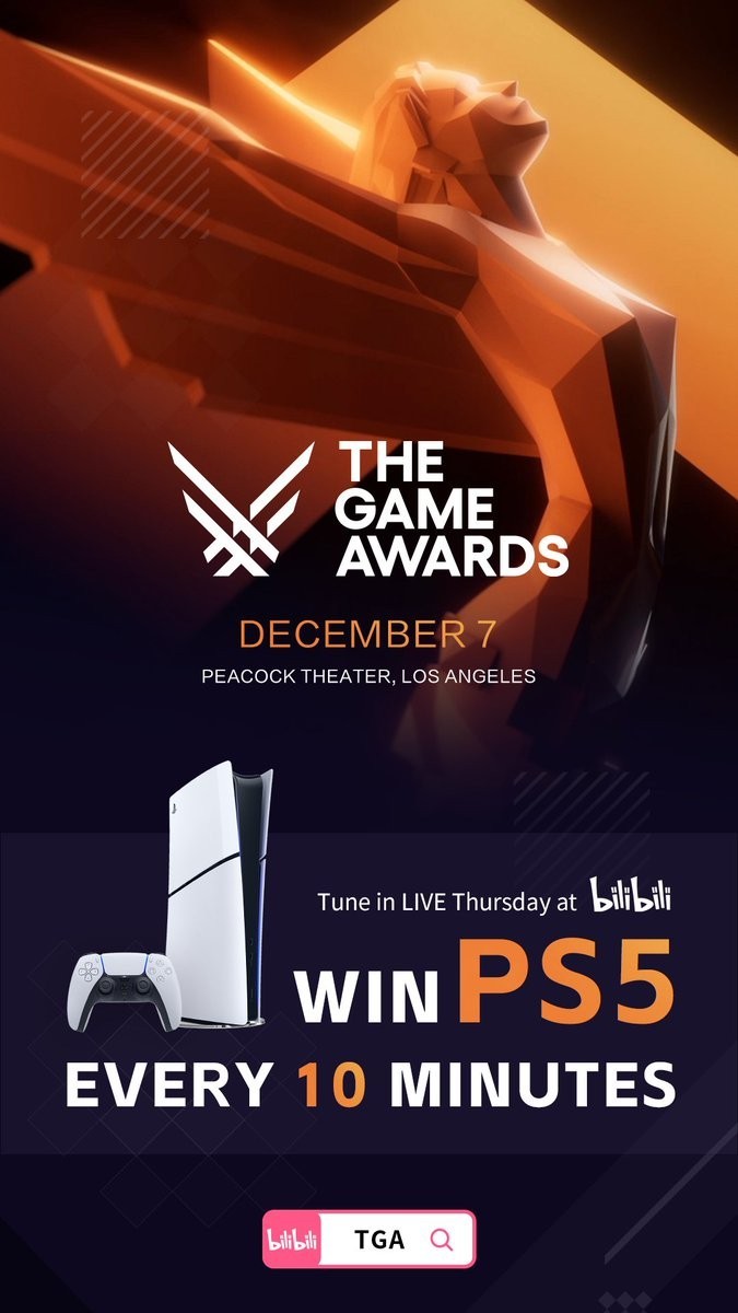 【主机游戏】奎爷多讲会！TGA颁奖典礼将送出PS5主机！-第1张