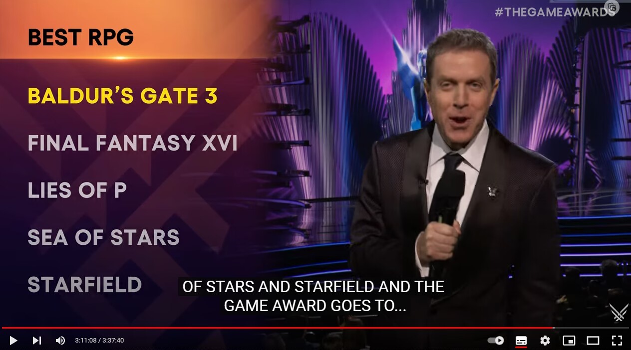 【PC遊戲】THE GAME32個獎項提名，星空總算拿到了一個！-第0張