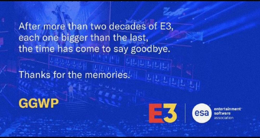 【PC遊戲】一個時代的落幕，E3遊戲展宣佈永久取消-第1張