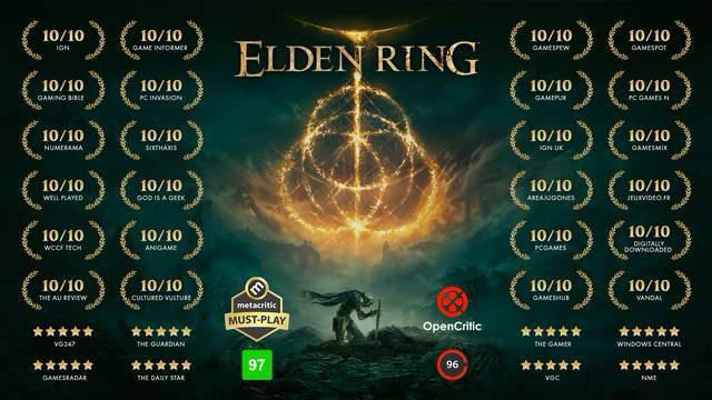【艾爾登法環】玩老頭環萌新玩家和黑魂老玩家對比