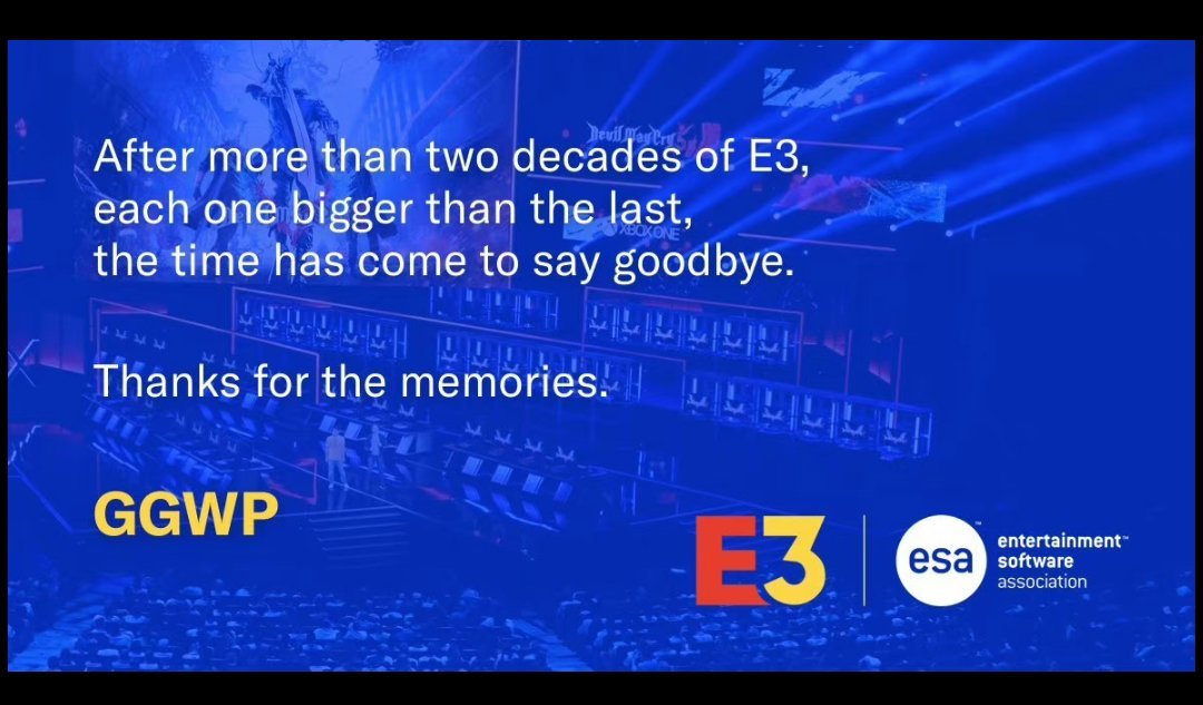 【PC遊戲】時代落幕！E3遊戲展正式關閉-第1張