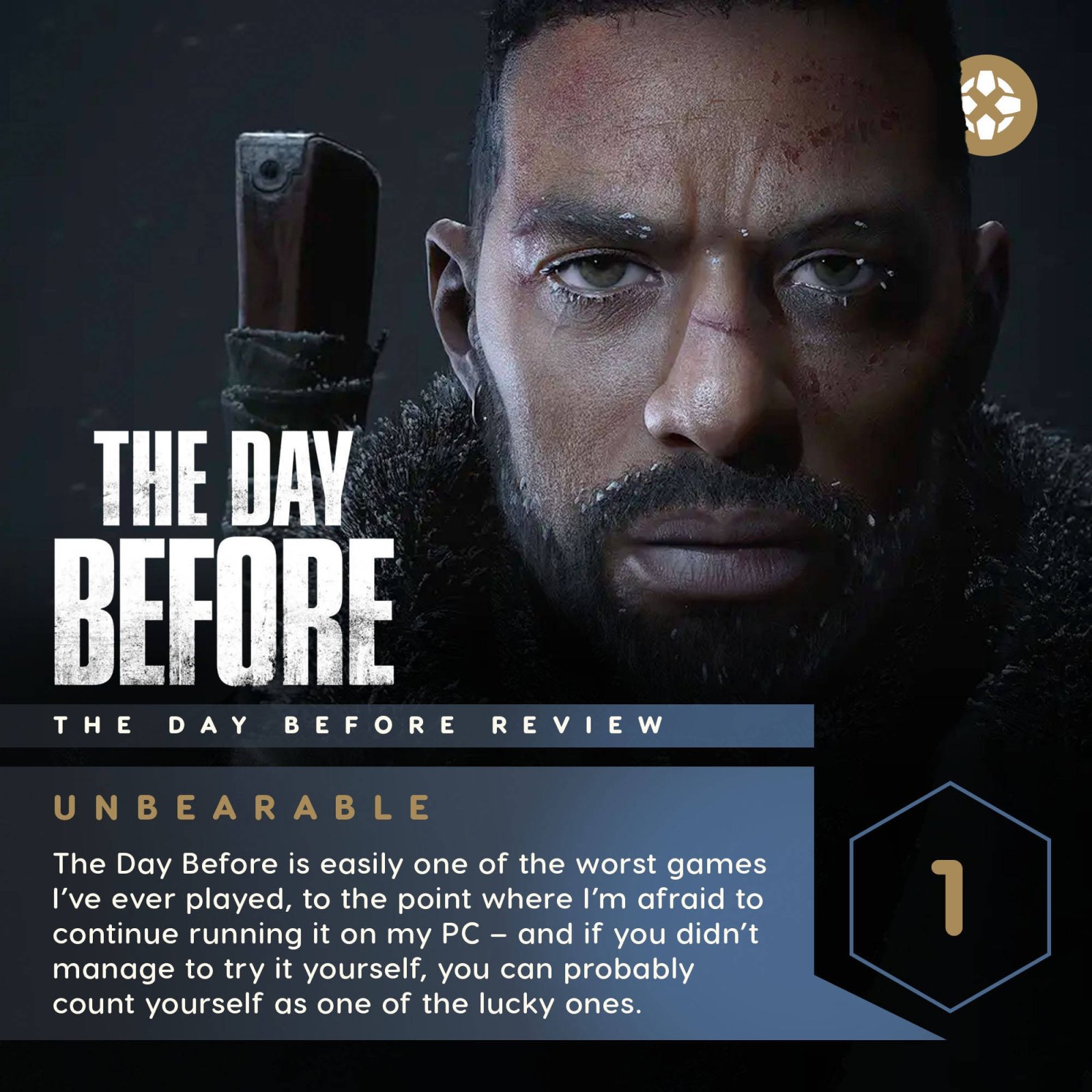 【PC游戏】真正的高手：《浩劫前夕》获得IGN1分评价-第1张