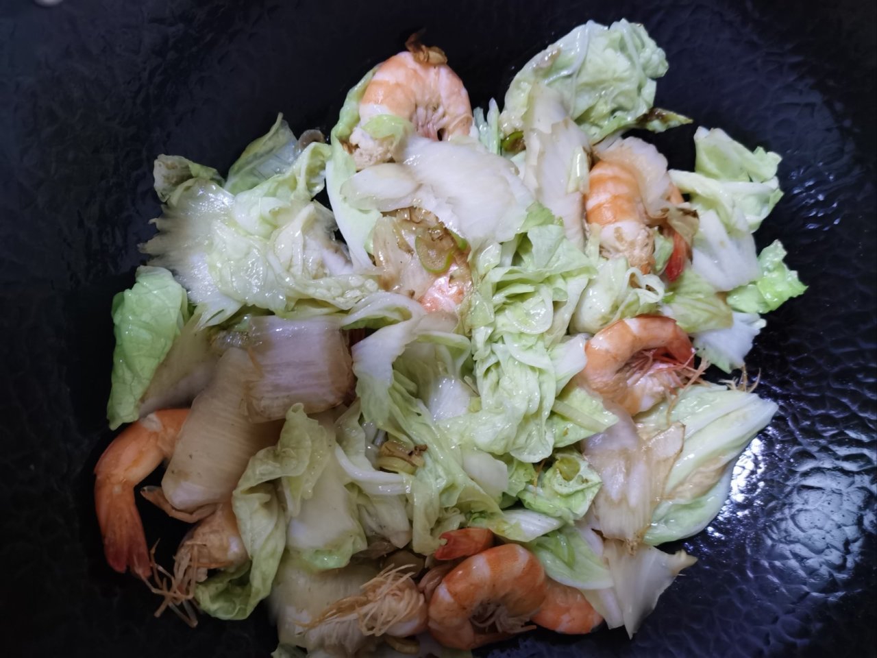 【小飯盒】簡簡單單有手就行的大蝦燒白菜-第15張