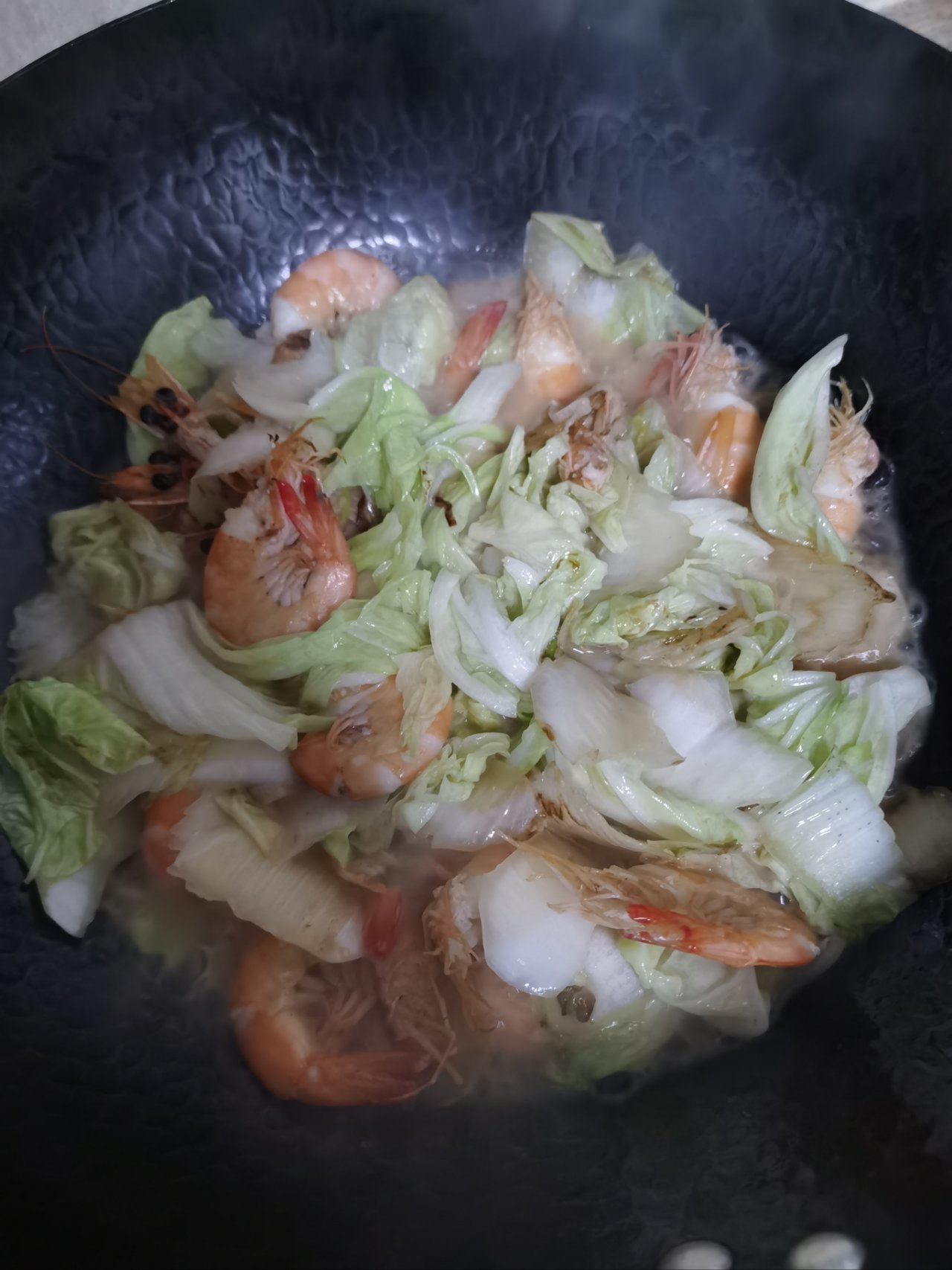 【小飯盒】簡簡單單有手就行的大蝦燒白菜-第16張