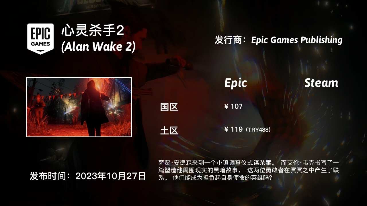 【多图警告】Epic冬促国土区、Steam史地价格对比（一）-第19张