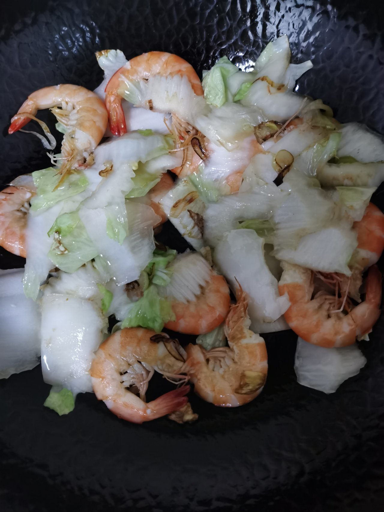 【小飯盒】簡簡單單有手就行的大蝦燒白菜-第13張