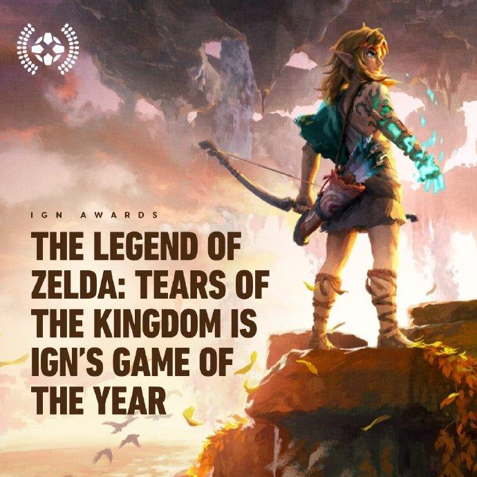IGN公佈年度最佳遊戲：《薩爾達傳說：王國之淚》獲得魁首！-第0張