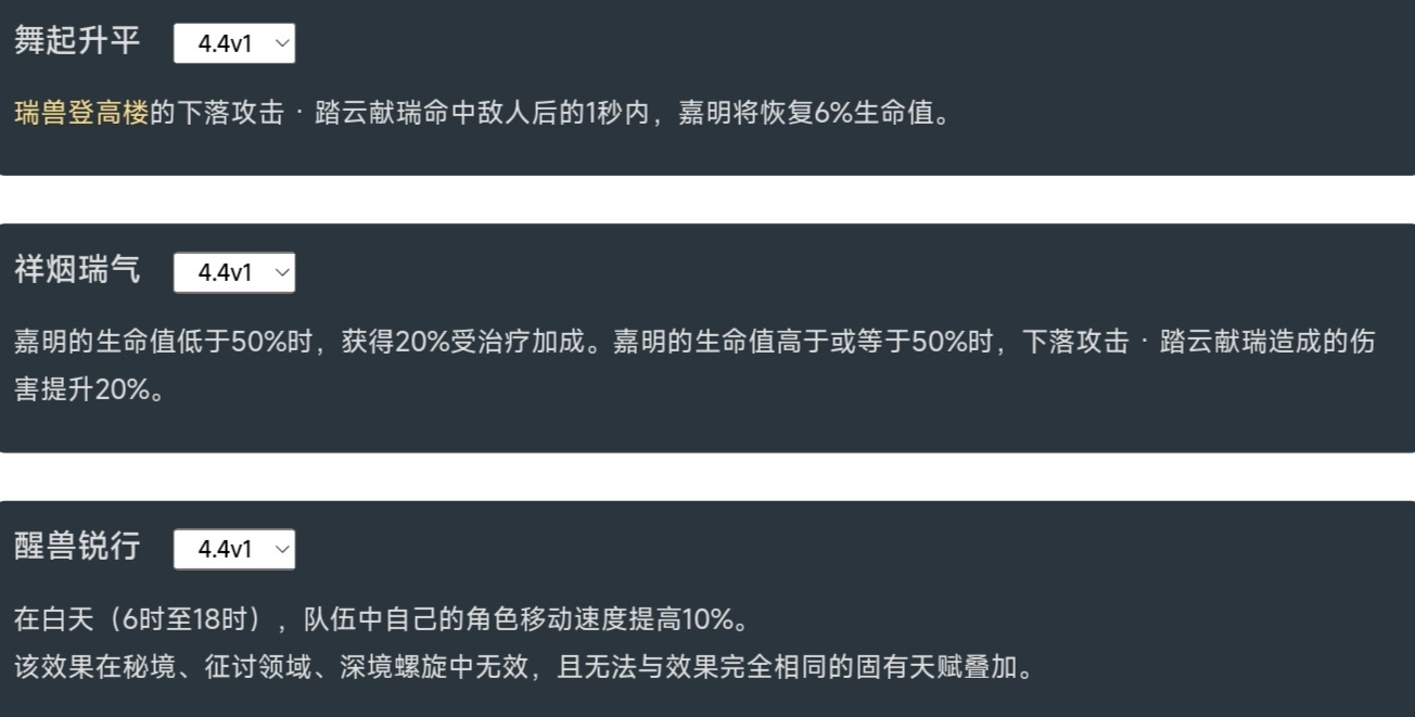 原神：闲云、嘉明技能、天赋、命座详细介绍，魈喝汤-第18张