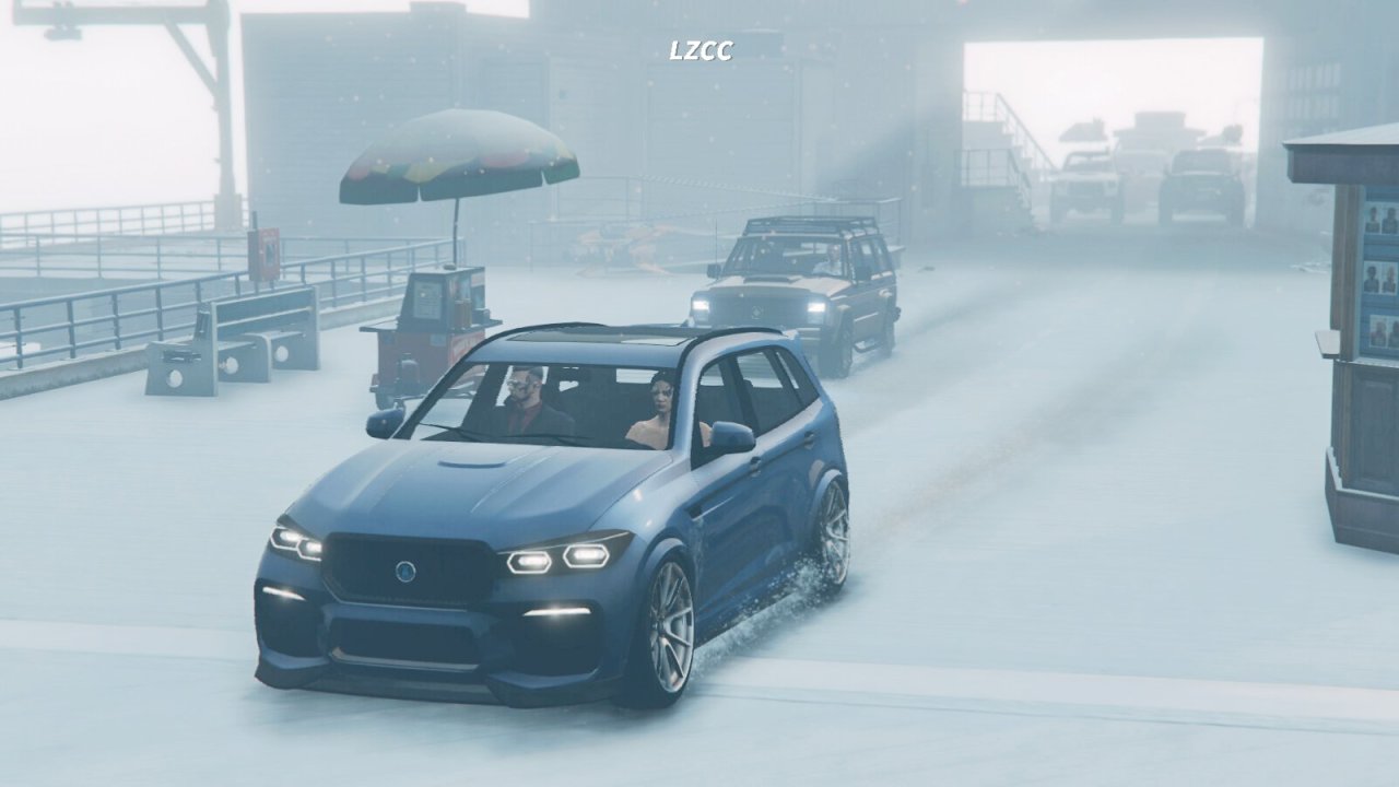 【GTA5線上車聚】冰雪洛城，踏雪越野-第24張