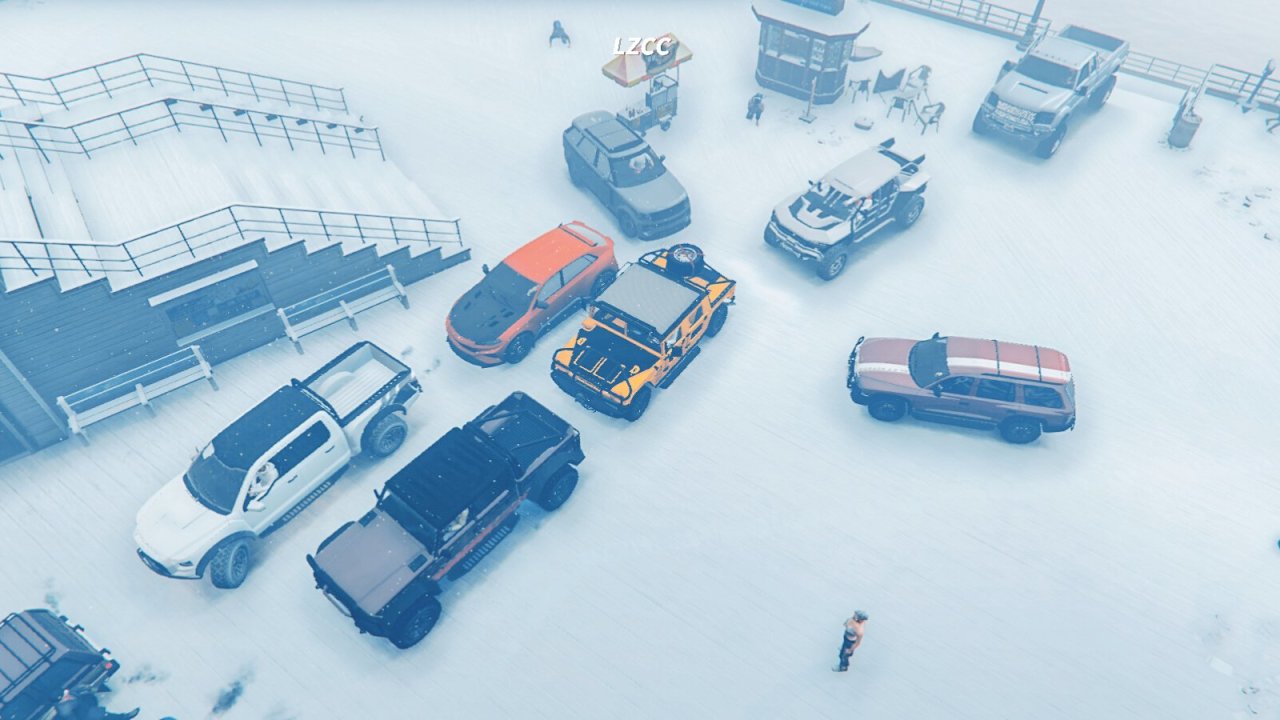 【GTA5線上車聚】冰雪洛城，踏雪越野-第27張