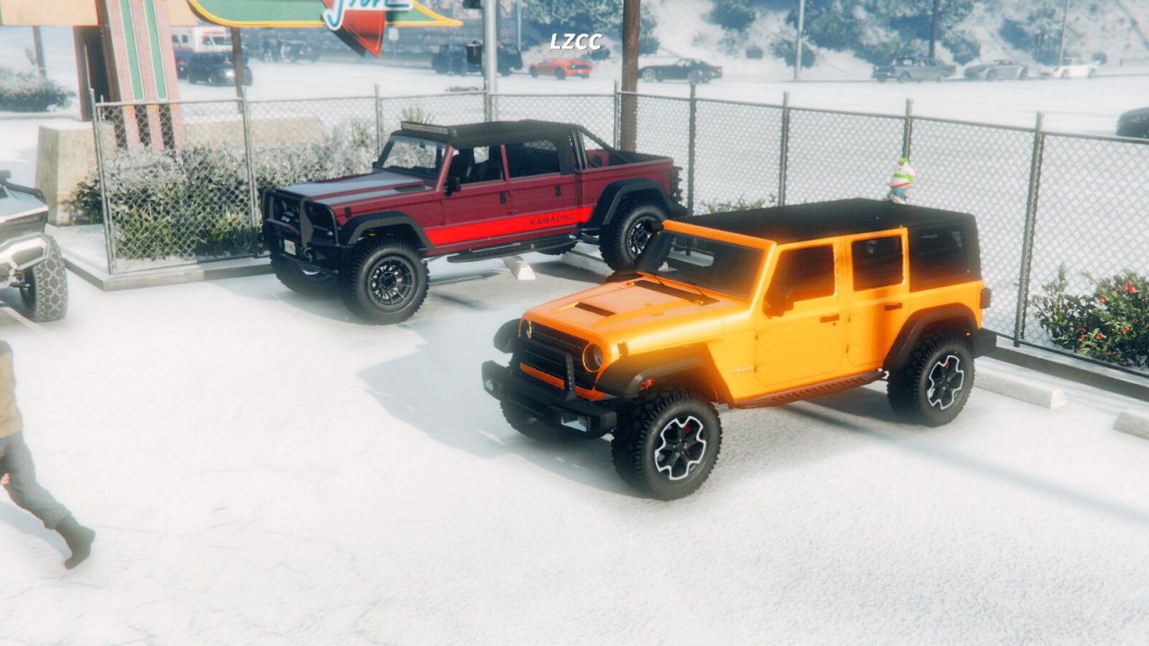 【GTA5線上車聚】冰雪洛城，踏雪越野-第16張