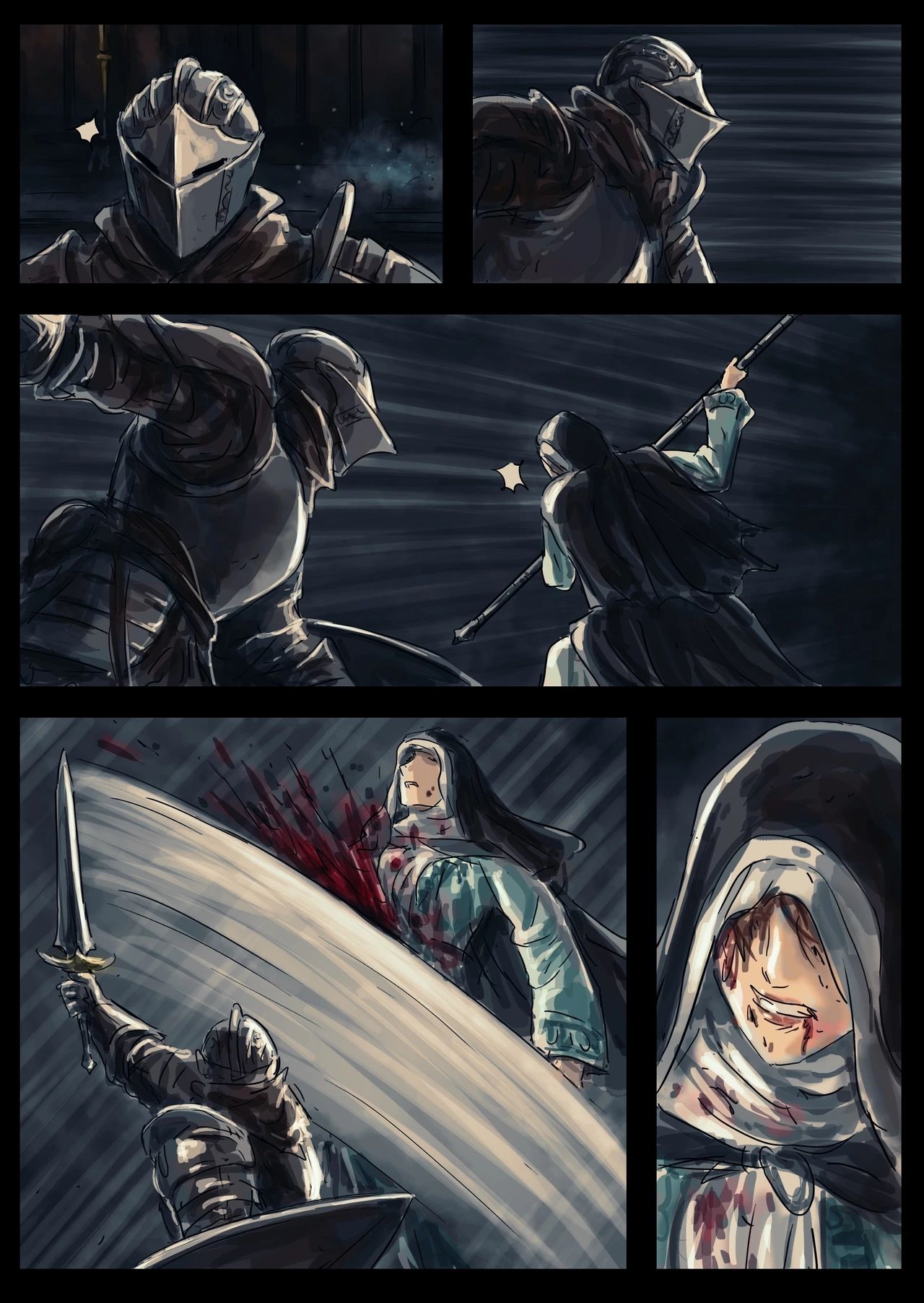 【漫画】黑暗之魂：奴隶骑士盖尔（21,22）-第8张