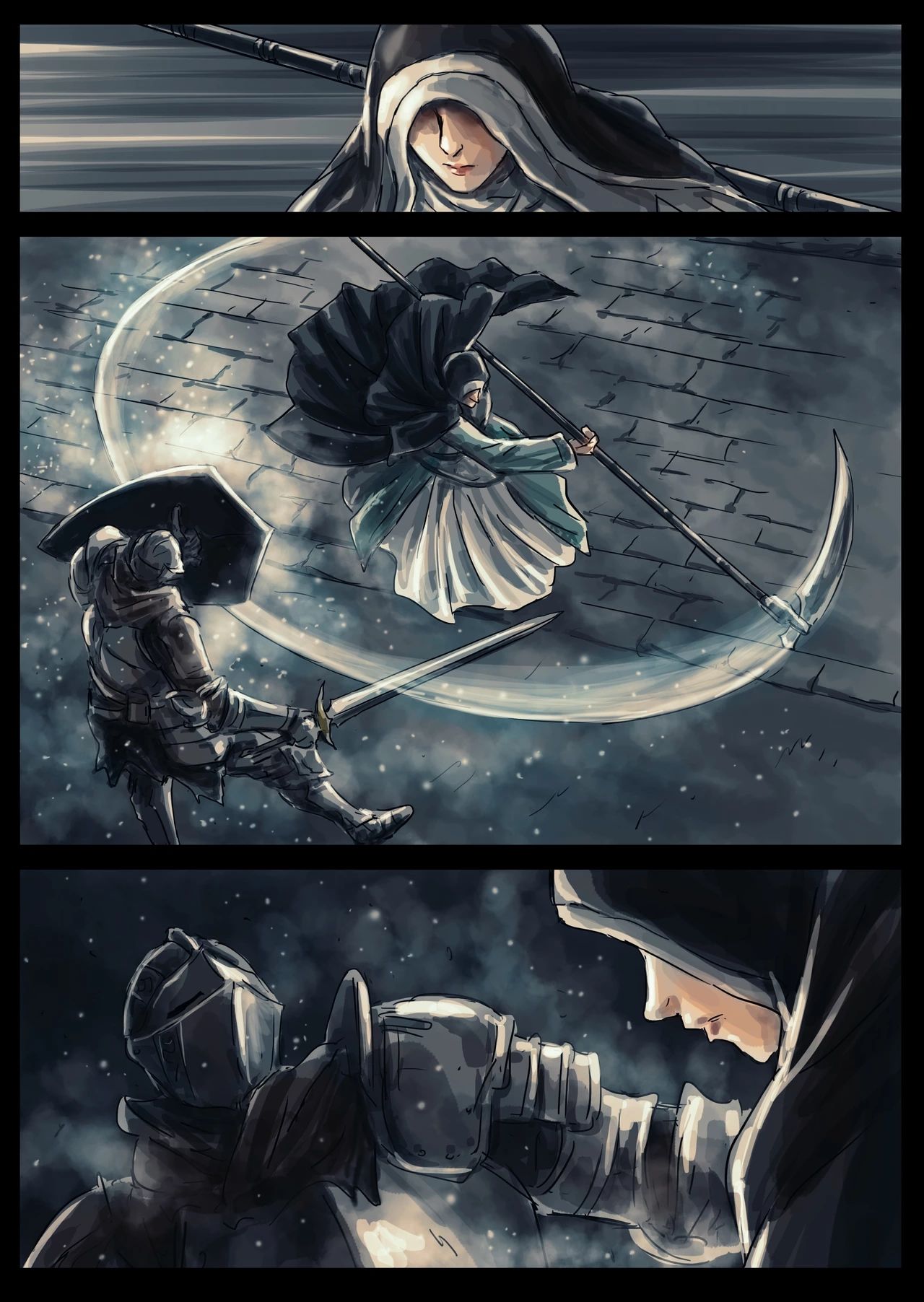 【漫画】黑暗之魂：奴隶骑士盖尔（21,22）-第5张