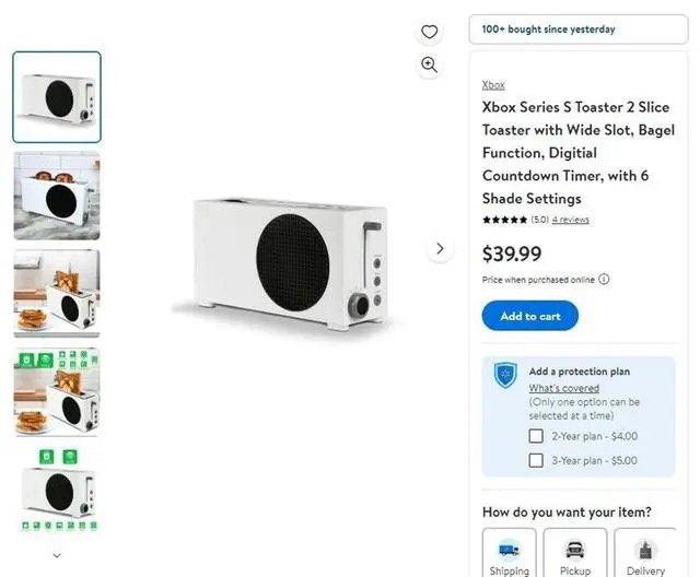Xbox Series S烤面包机售罄：拍卖网站售价已经翻倍！