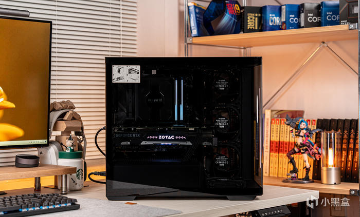 【球盟会】酷黑小爽——DARK ROCK PRO5+迫击炮2+索泰4060TI+乔思伯D300装机