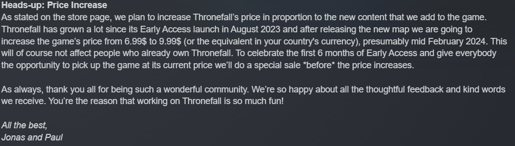 【球盟会】Steam即将涨价的4款游戏汇总