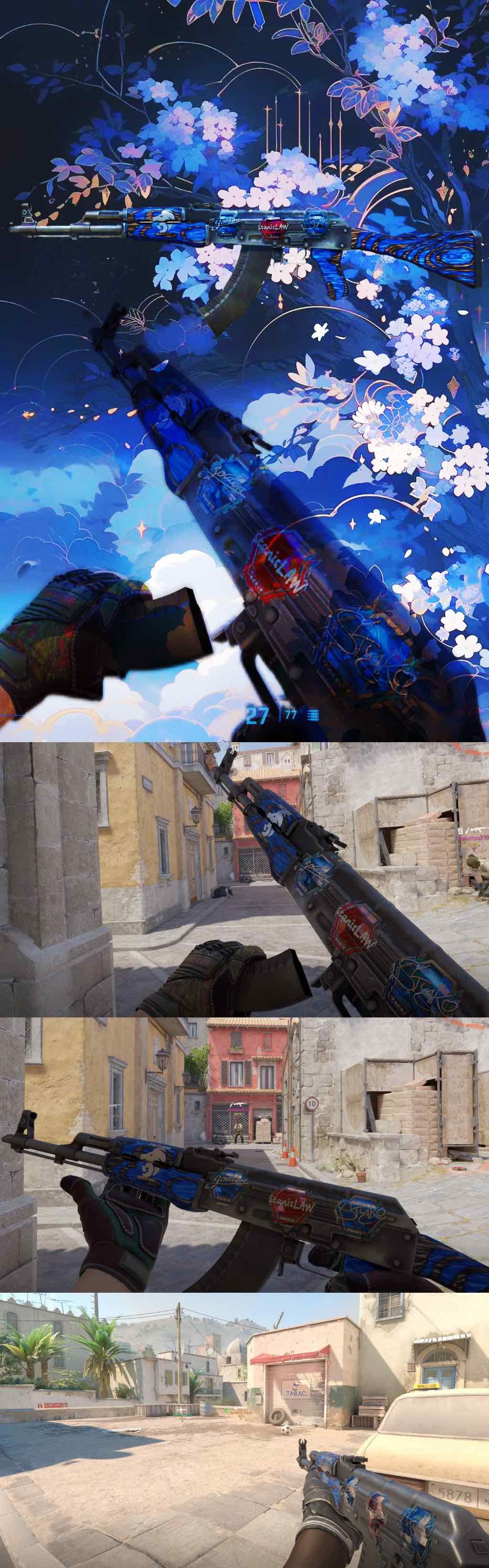 【CS2】熱門我和我的7把主戰Ak（皮膚貼紙搭配推薦）-第0張