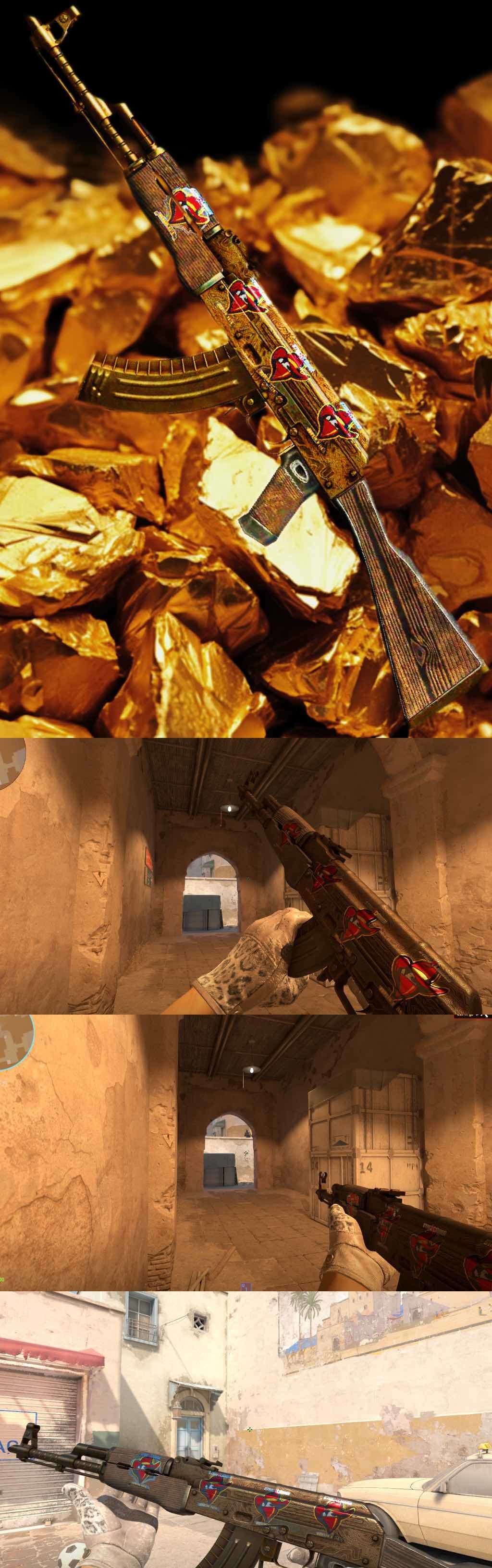 【CS2】熱門我和我的7把主戰Ak（皮膚貼紙搭配推薦）-第1張