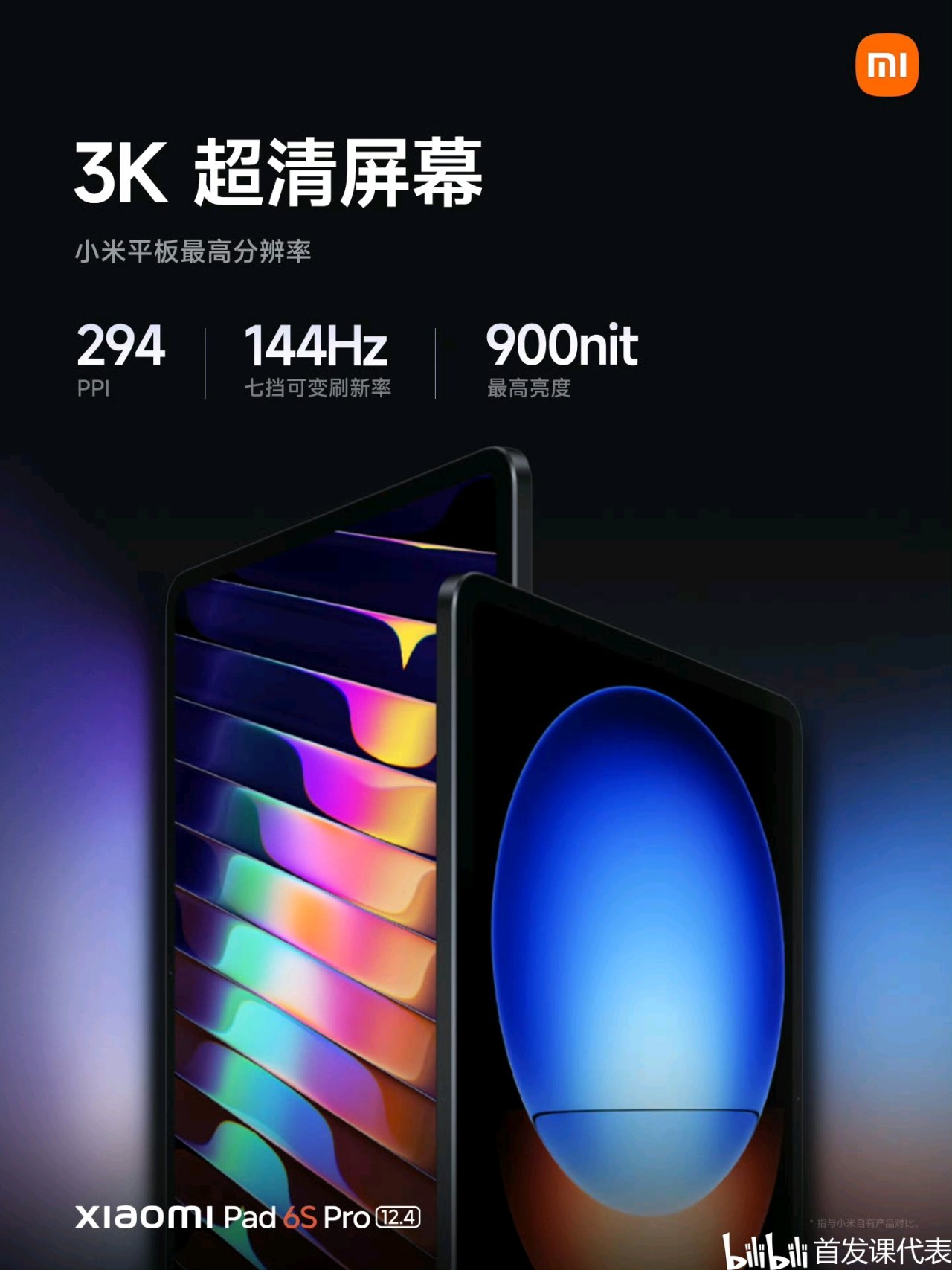 【球盟会】小米平板 6S Pro，正式发布：3299元起，3K超高刷