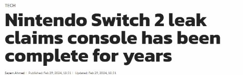 任天堂Switch 2传闻：已开发多年，搭载英伟达高端芯片-第0张