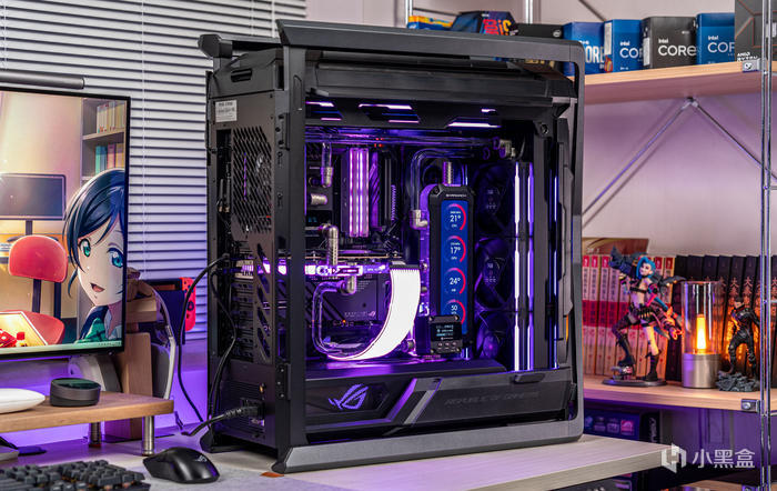 【球盟会】紫金绽放——ROG X670E Extreme + 创世神GR701分体水冷装机展示