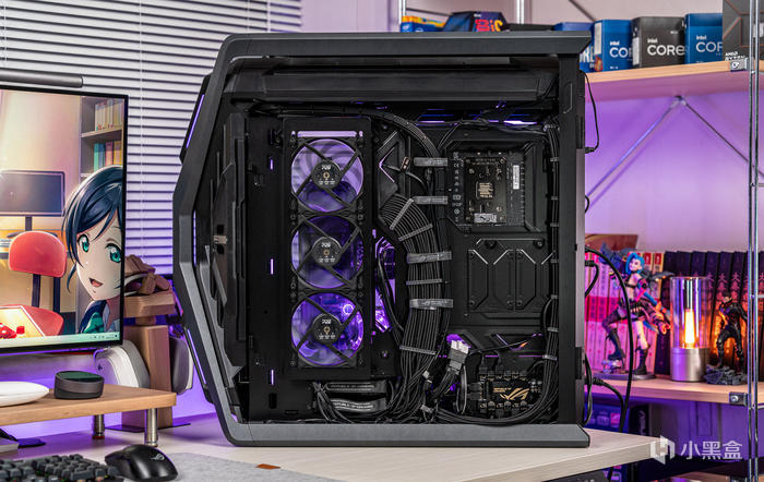 【球盟会】紫金绽放——ROG X670E Extreme + 创世神GR701分体水冷装机展示