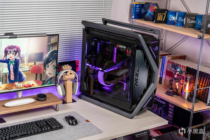 【球盟会】紫金绽放——ROG X670E Extreme + 创世神GR701分体水冷装机展示