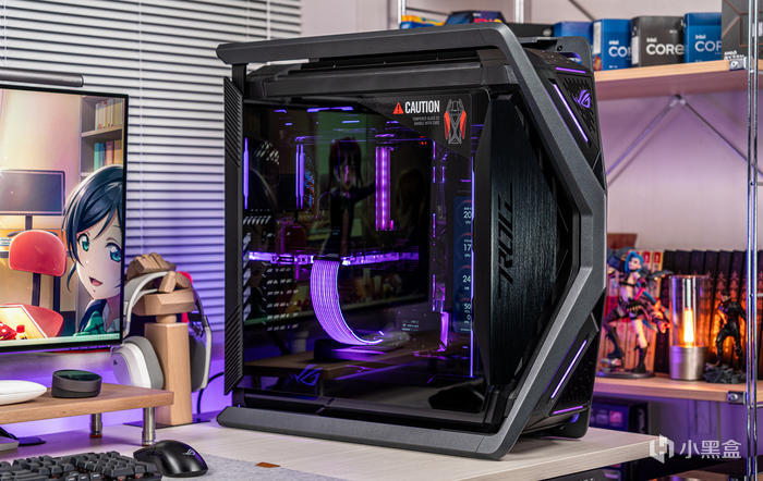 【球盟会】紫金绽放——ROG X670E Extreme + 创世神GR701分体水冷装机展示