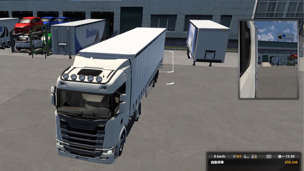 【歐洲卡車模擬2】歐卡2倒車教程-第7張
