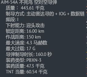 帮助刚购入次顶金币机的萌新认识AIM-54不死鸟导弹-第2张