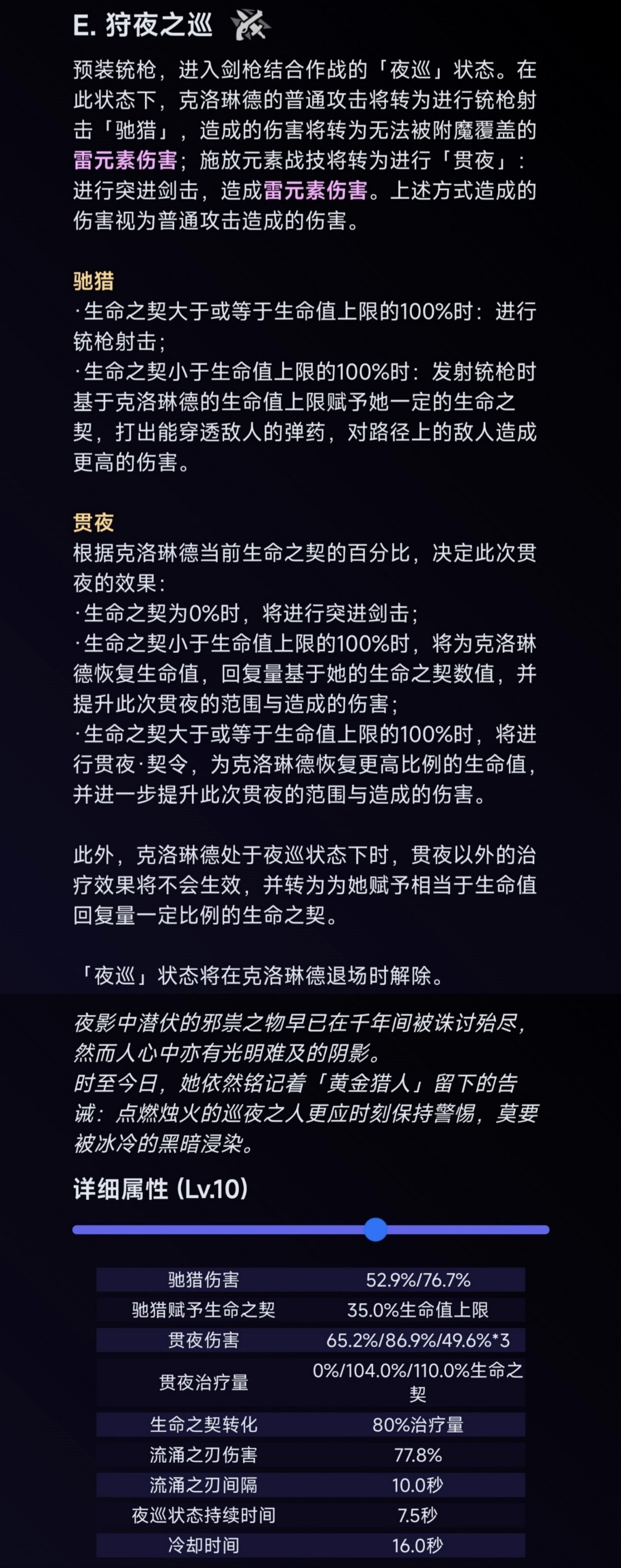 原神：4.7V3热补丁后克洛琳德、希格雯完整介绍-第2张