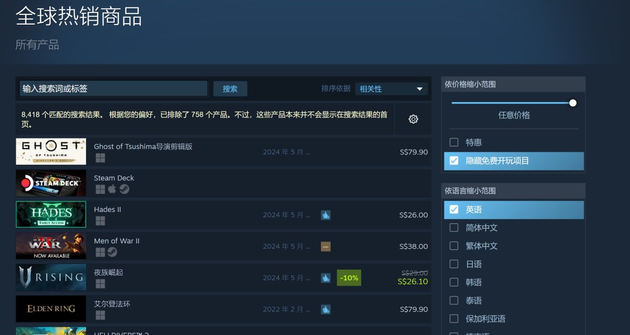 《对马岛之鬼》PC版登顶Steam全球销量榜-第1张