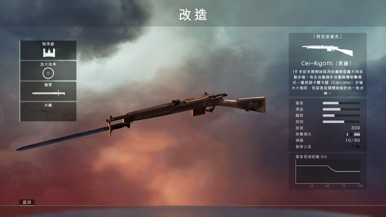 【战地一】医疗兵全武器推荐