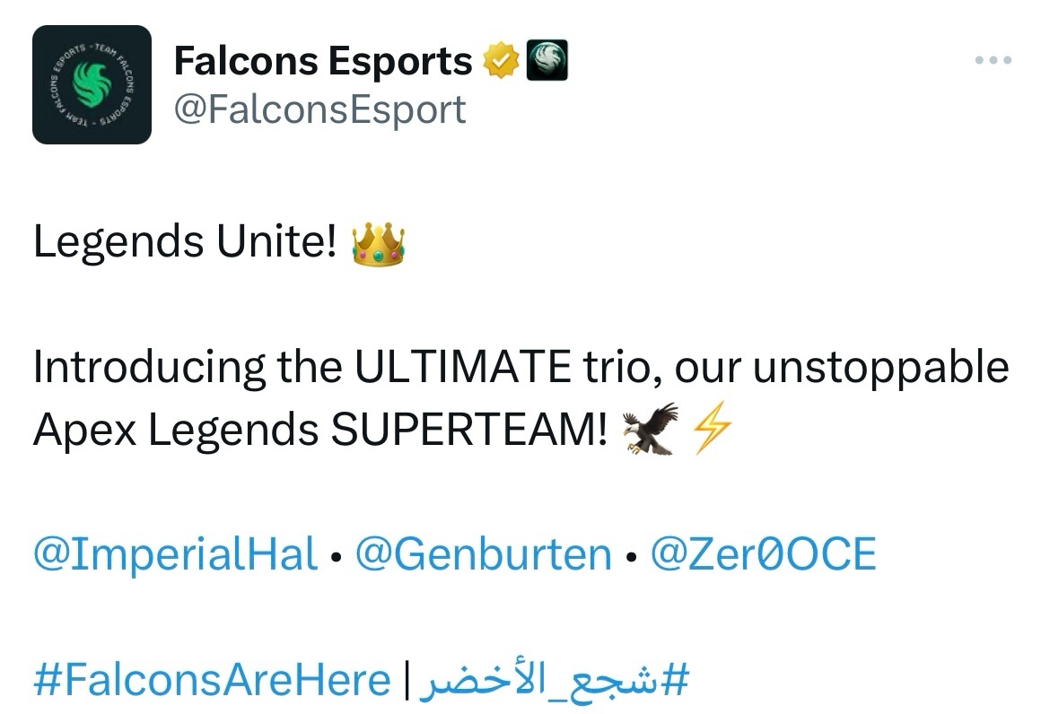 Zer0与Genburten离开DZ 携手Hal共同加入Falcons-第2张