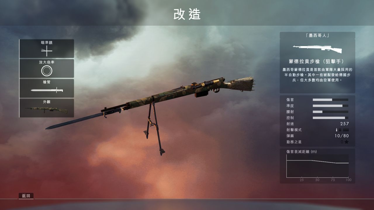 【战地一】医疗兵全武器推荐